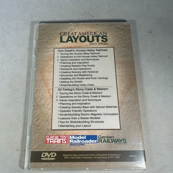 Great American Layouts DVD Dick Elwells Hoosac Valley Railroad Gil Freitags - Picture 2 of 3